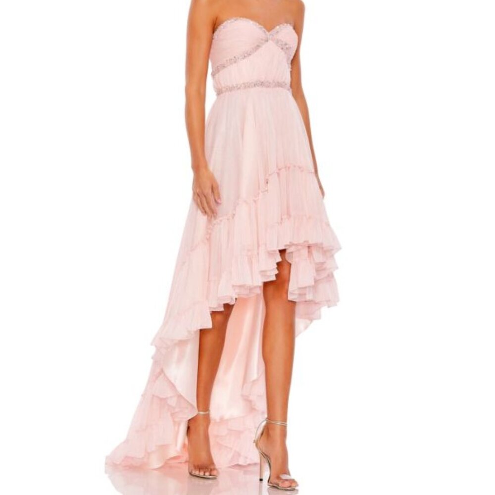 Mac Duggal 68096 Strapless High Low Dress